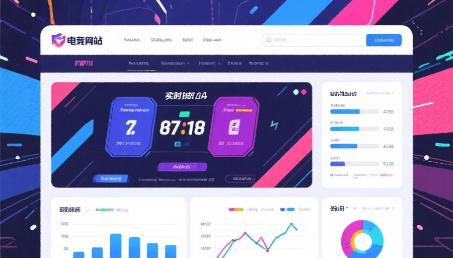 电竞比分网站界面示意图